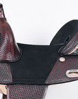 Hilason Western Horse Trail Barrel Racing American Leather Saddle