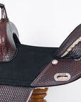 Hilason Western Horse Trail Barrel Racing American Leather Saddle