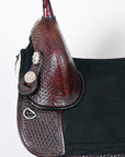 Hilason Western Horse Trail Barrel Racing American Leather Saddle