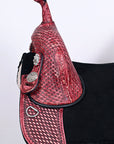 Hilason Western Horse Trail Barrel Racing American Leather Saddle