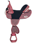 Hilason Western Horse Trail Barrel Racing American Leather Saddle