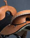 Hilason Western Horse Trail Barrel Racing American Leather Saddle