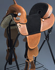 Hilason Western Horse Trail Barrel Racing American Leather Saddle