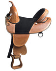 Hilason Western Horse Trail Barrel Racing American Leather Saddle