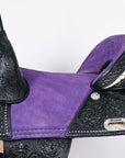Hilason Western Horse Trail Barrel Racing American Leather Saddle