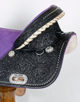 Hilason Western Horse Trail Barrel Racing American Leather Saddle