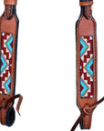 Hilason Western Horse One Ear Headstall Bridle American Leather Aztec