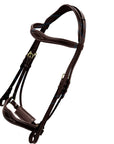 ExionPro Broad Wave Shape Designer Fancy Dressage Bridle & Web Reins