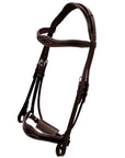 ExionPro Broad Wave Shape Designer Fancy Dressage Bridle & Web Reins