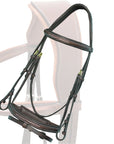 ExionPro Designer Fancy Stitched Bridle with Flash and Rubber Reins