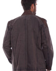 Men's Jacket W/canvas - 1089