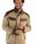 Men's Jacket W/canvas - 1089