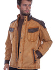Men's Jacket W/canvas - 1089