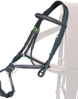 ExionPro Broad Crownpiece Designer Fully Adjustable Figure 8 Bridle with Reins