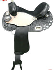 Hilason Western Horse Treeless Trail Barrel Saddle American Leather Tack