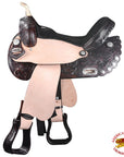 Hilason Western Horse Treeless Saddle American Leather Trail Barrel Tack