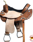 Hilason Western Horse Treeless Trail Barrel Saddle American Leather Tack