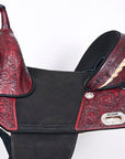 Hilason Western Horse Treeless Trail Barrel American Leather Saddle