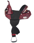 Hilason Western Horse Treeless Trail Barrel American Leather Saddle
