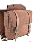 HILASON Western Leather Horse Saddle Bag For Trail