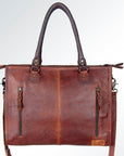 American Darling Briefcase Hair On Genuine Leather women bag western handbag purse