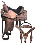 Western Horse Treeless Saddle American Leather Trail Pleasure Tack