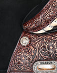 Western Horse Child Saddle Treeless American Leather Barrel