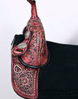 Western Horse Child Saddle Treeless American Leather Barrel