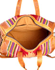 American Darling Duffel Hair On Genuine Leather Women Bag Western Handbag Purse