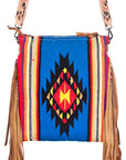 American Darling Cross Body Hand Tooled Saddle Blanket Genuine Leather Women Bag Western Handbag Purse