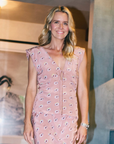 MASON by MASON'S DAUGHTER | Esme Top, Rose Oyster Printed Silk Crepe de Chine