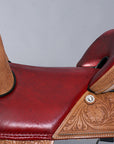 Hilason Western Horse Treeless Trail Barrel American Leather Saddle