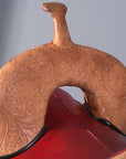 Hilason Western Horse Treeless Trail Barrel American Leather Saddle
