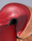 Hilason Western Horse Treeless Trail Barrel American Leather Saddle