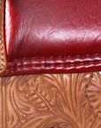 Hilason Western Horse Treeless Trail Barrel American Leather Saddle