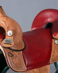 Hilason Western Horse Treeless Trail Barrel American Leather Saddle