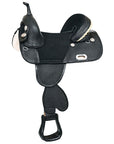 Western Horse Saddle Hilason Treeless American Leather Trail Barrel Tack