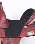 Western Horse Saddle Hilason Treeless American Leather Trail Barrel Tack