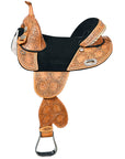 Hilason Western Horse Saddle Treeless American Leather Trail Barrel Tack