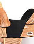 Hilason Western Horse Saddle Treeless American Leather Trail Barrel Tack