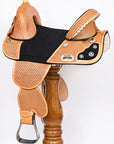 Hilason Western Horse Saddle Treeless American Leather Trail Barrel Tack