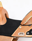 Hilason Western Horse Saddle Treeless American Leather Trail Barrel Tack