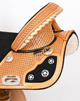 Hilason Western Horse Saddle Treeless American Leather Trail Barrel Tack