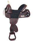 Hilason Western Horse Saddle Treeless American Leather Trail Barrel Tack