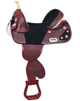 Hilason Western Horse Saddle Treeless American Leather Trail Barrel Tack