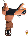 Hilason Western Horse Saddle Treeless American Leather Trail Barrel Tack