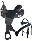 Hilason Western Horse Saddle Treeless American Leather Trail Barrel Tack