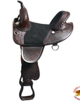 Hilason Western Horse Saddle Treeless American Leather Trail Barrel Tack