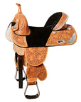 Hilason Western Horse Saddle Treeless American Leather Trail Barrel Tack