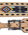 Hilason Western Cowboy Cowgirl Heavy Duty Genuine Leather Slobber Straps Black